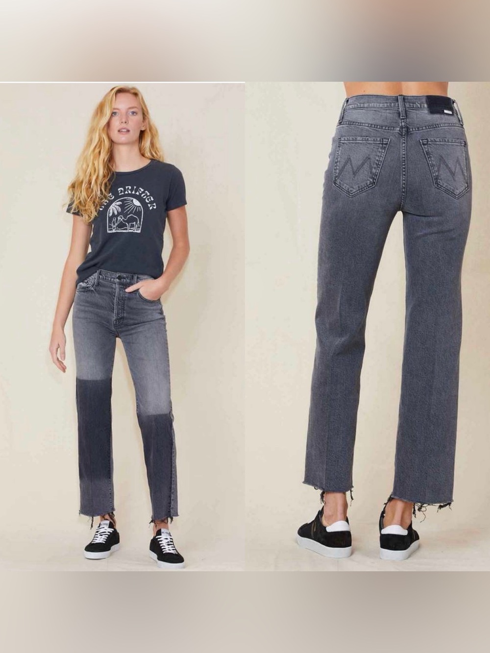 MOTHER SUPERIOR The Rambler Ankle Fray Hitting The Pavement Denim Jean Size 27
